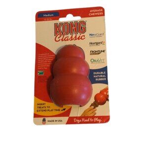 Kong Classic Medium 15-35 lbs Average Chewers Dog Toy New